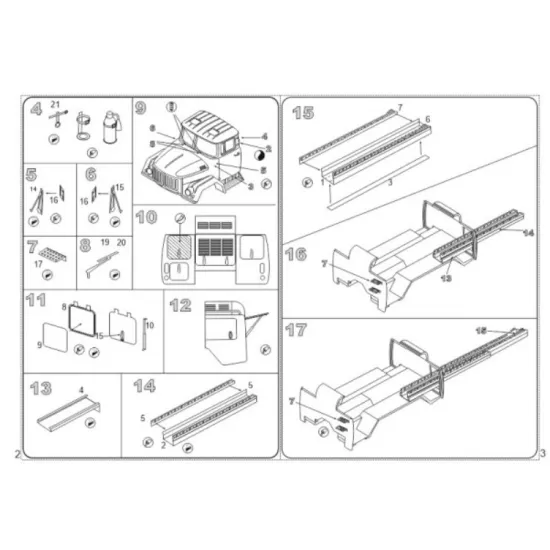 Vmodels 72001 1/72 Apa-50 Zil-30 Photo-etched Accessories Kit