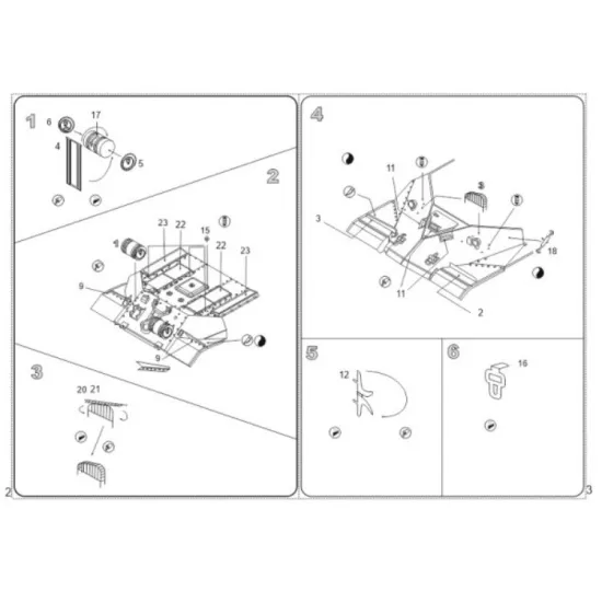 Vmodels 72003 1/72 Soviet Is-7 Tank Photo-etched Accessories Kit