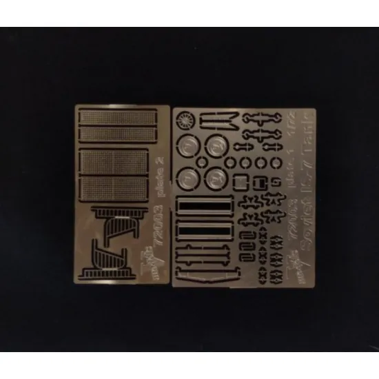 Vmodels 72003 1/72 Soviet Is-7 Tank Photo-etched Accessories Kit