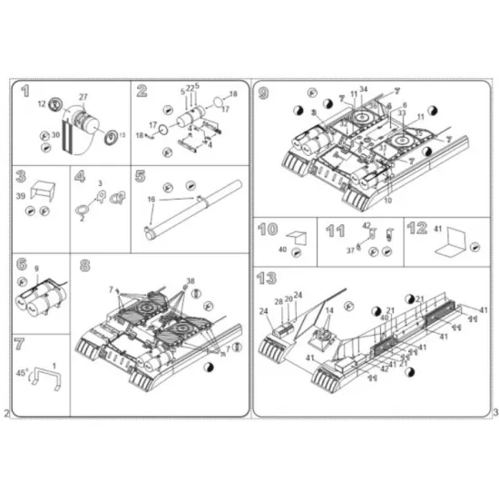 Vmodels 72004 1/72 Soviet Is-4 Heavy Tank Photo-etched Accessories Kit