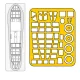 Dead Design Cm72021 1/72 Ki-46 Ii Dinah Vacu Canopy And Mask For Hasegawa Kit