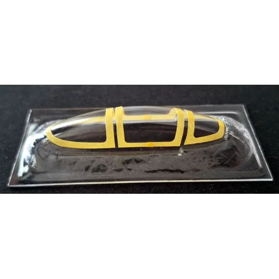 Dead Design Cm72034 1/72 F-15e Vacu Canopy And Mask For Hasegawa