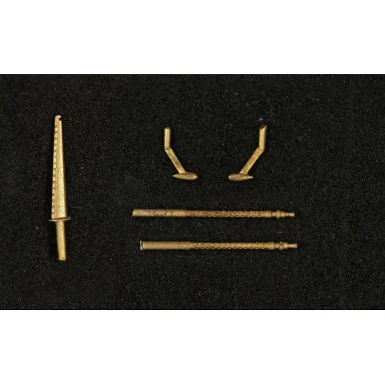 Mini World 72103 1/72 Set Of Parts For Kit Bf109f Bf109g Early Accessories Kit
