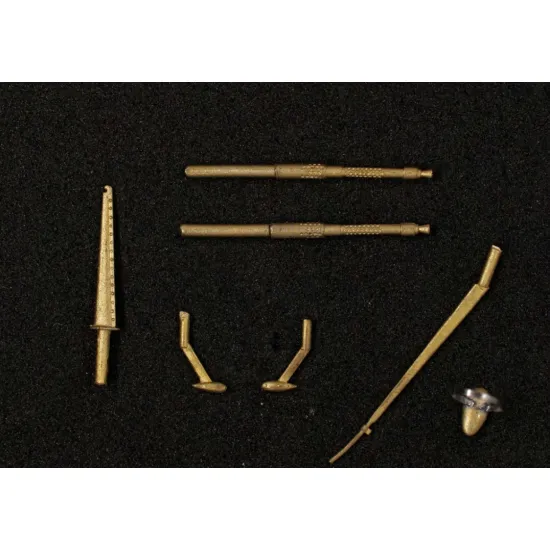Mini World 72104 1/72 Set Of Parts For Kit Bf109f Bf109g Late Accessories Kit
