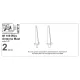 Mini World 72111 1/72 Bf109 Wire Antenna Mast 2 Pieces Accessories Kit