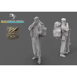 Black Snake K-02-48 1/48 Rifleman Commando Kieffer Kit 2 Resin Figure Kit