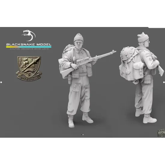 Black Snake K-03-48 1/48 Rifleman Commando Kieffer Kit 3 Resin Figure Kit