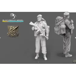 Black Snake K-04-48 1/48 Rifleman Commando Kieffer Kit 4 Resin Figure Kit