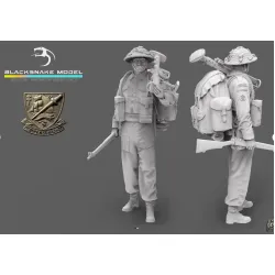 Black Snake K-05-48 1/48 Rifleman Commando Kieffer Kit 5 Resin Figure Kit