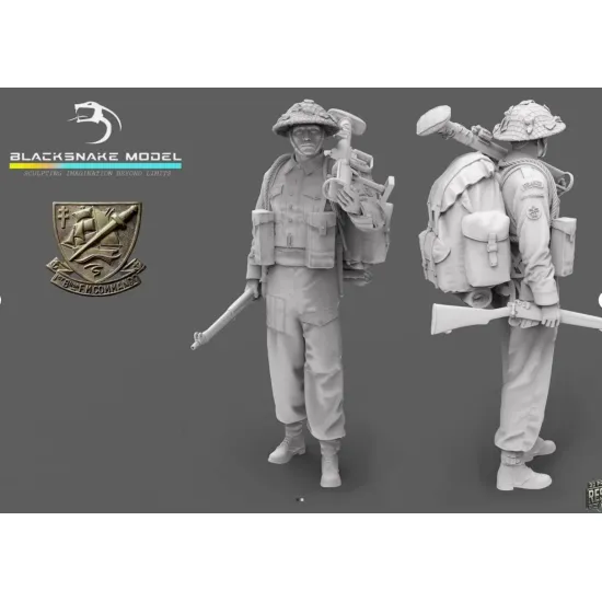 Black Snake K-05-48 1/48 Rifleman Commando Kieffer Kit 5 Resin Figure Kit