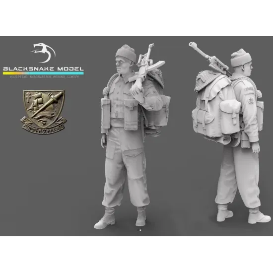 Black Snake K-06-48 1/48 Rifleman Commando Kieffer Kit 6 Resin Figure Kit