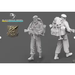 Black Snake K-08-48 1/48 Rifleman Commando Kieffer Kit 8 Resin Figure Kit