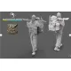 Black Snake K-09-48 1/48 Rifleman Commando Kieffer Kit 9 Resin Figure Kit