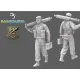 Black Snake K-12-48 1/48 Vickers Commando Gunner Kieffer Resin Figure Kit