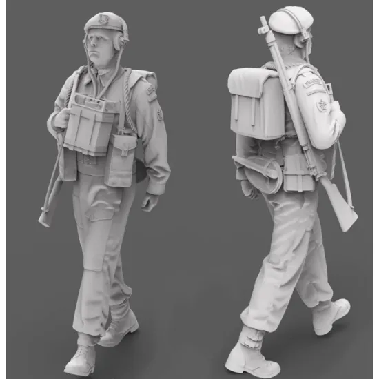 Black Snake K-13-48 1/48 Radio Commando Kieffer Resin Figure Kit