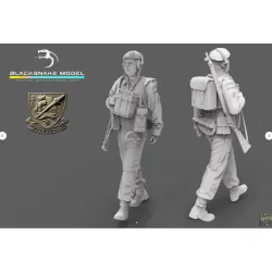 Black Snake K-13-48 1/48 Radio Commando Kieffer Resin Figure Kit