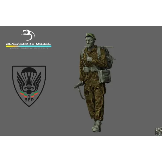 Black Snake Bep-01-48 1/48 Paratrooper Of The 1st Bep Foreign Legion Resin Figure