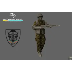 Black Snake Bep-02-48 1/48 Paratrooper Of 1st Bep Foreign Legion Machine Gun Gunner