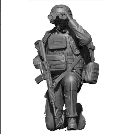 Black Snake Rhp-02-48 1/48 1st Rhp Soldier Franch Forces Resin Figure Kit