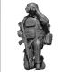 Black Snake Rhp-02-48 1/48 1st Rhp Soldier Franch Forces Resin Figure Kit