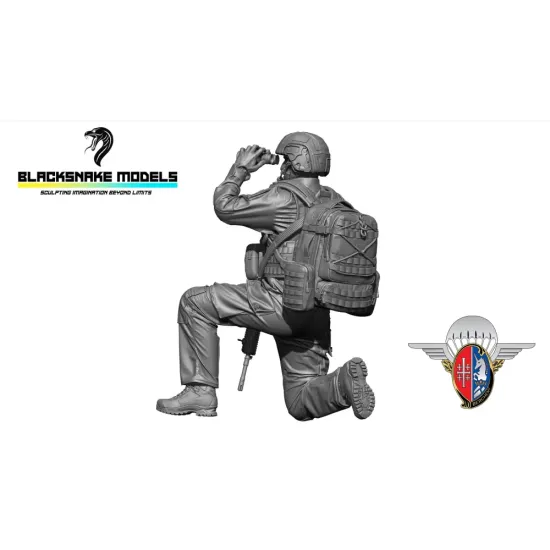 Black Snake Rhp-02-48 1/48 1st Rhp Soldier Franch Forces Resin Figure Kit