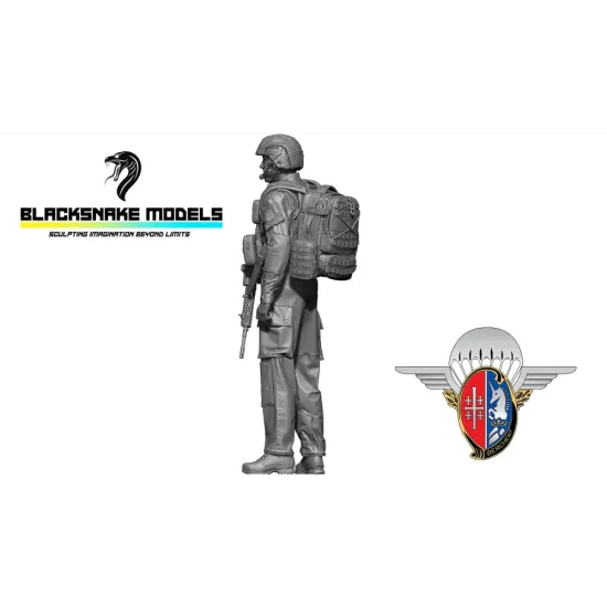 Black Snake Rhp-05-48 1/48 1st Rhp Soldier Franch Forces Resin Figure Kit
