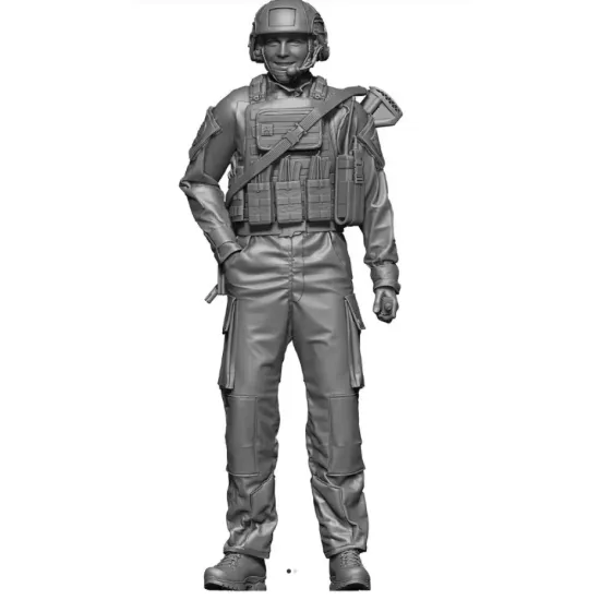Black Snake Rhp-06-48 1/48 1st Rhp Soldier Franch Forces Resin Figure Kit