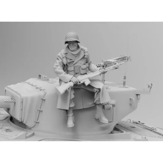 Black Snake St-28-48 1/48 Soldier Of The 101st Airborne Bastogne Ww2 Resin Figure