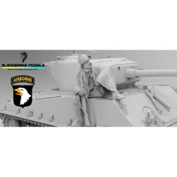 Black Snake St-29-48 1/48 Soldier Of The 101st Airborne Bastogne Ww2 Resin Figure