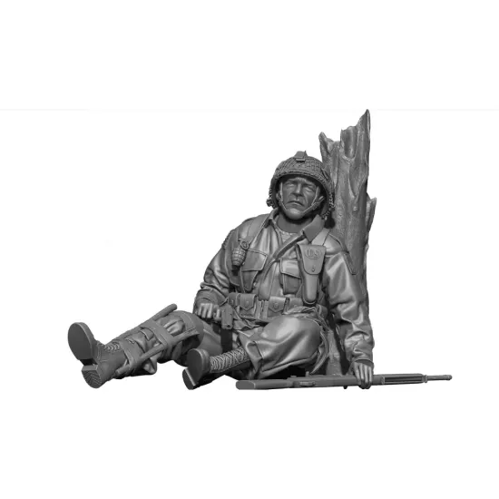 Black Snake Ab-82-02-48 1/48 Wounded Soldier 82nd Airborne Resin Figure Kit