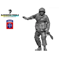 Black Snake Ab-82-03-48 1/48 Soldier 82nd Airborne Resin Figure Kit