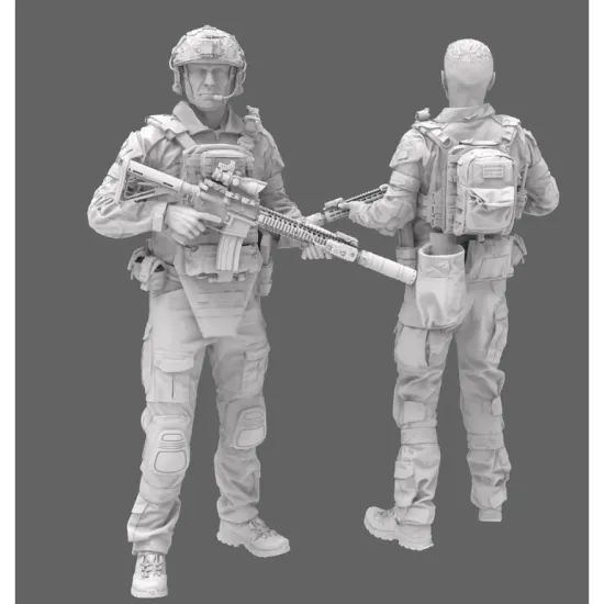 Black Snake Uks-01-48 1/48 Ukrainian Soldier Resin Figure