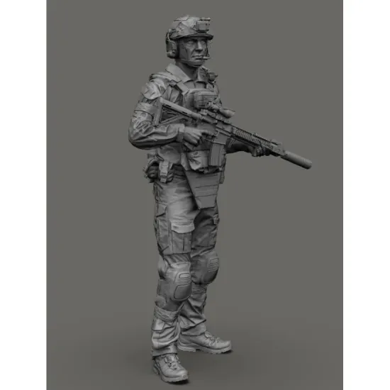 Black Snake Uks-01-48 1/48 Ukrainian Soldier Resin Figure
