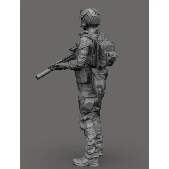 Black Snake Uks-01-48 1/48 Ukrainian Soldier Resin Figure