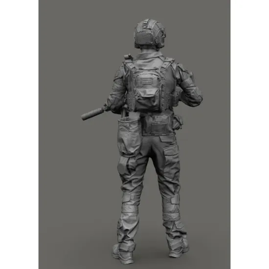 Black Snake Uks-01-48 1/48 Ukrainian Soldier Resin Figure