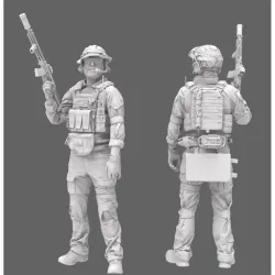 Black Snake Uks-02-48 1/48 Ukrainian Soldier Resin Figure