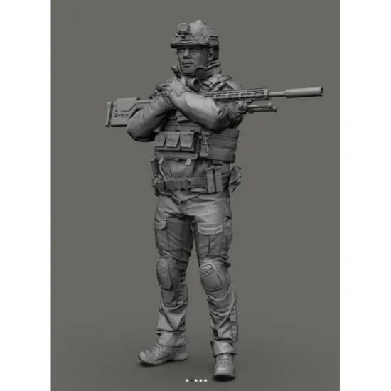 Black Snake Uks-04-48 1/48 Ukrainian Soldier Resin Figure