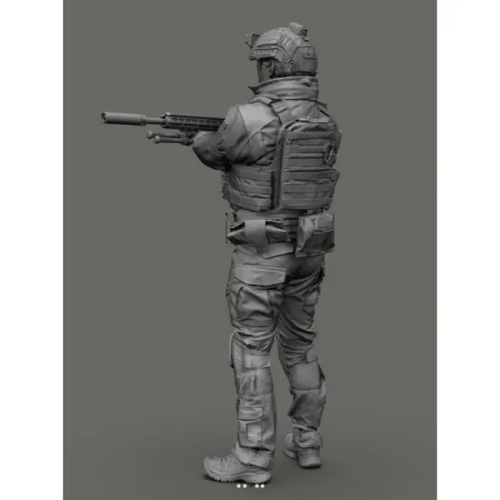 Black Snake Uks-04-48 1/48 Ukrainian Soldier Resin Figure