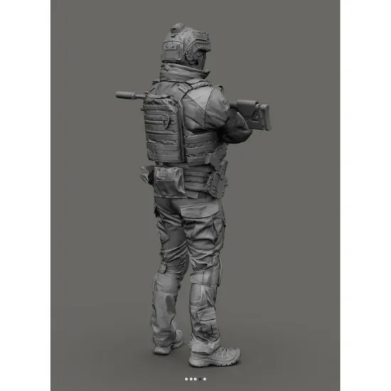 Black Snake Uks-04-48 1/48 Ukrainian Soldier Resin Figure