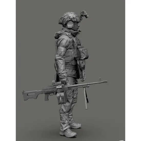 Black Snake Uks-06-48 1/48 Ukrainian Omega Special Forces Operator Gunner