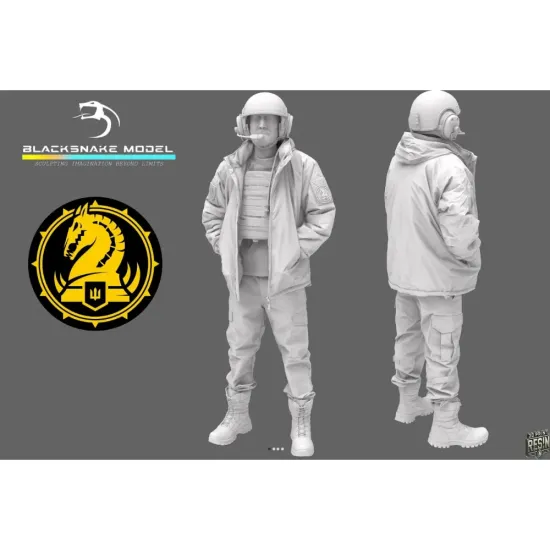 Black Snake Uks-07-48 1/48 Ukrainian Bradley Crewman 47th Mechanized Brigade