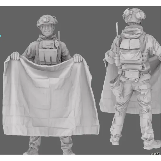 Black Snake Uks-08-48 1/48 Ukrainian Omega Special Forces Operator Resin Figure