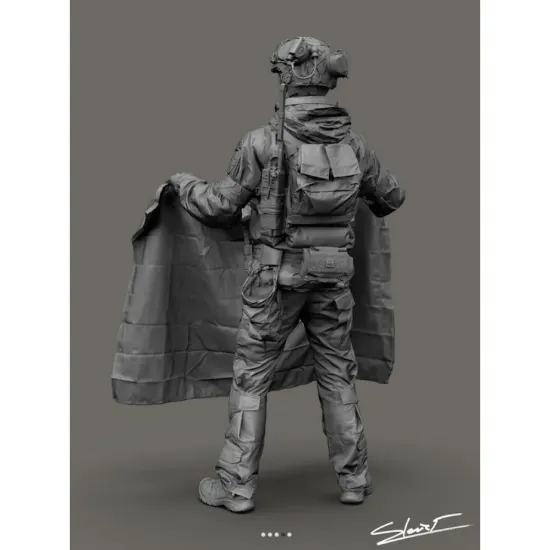 Black Snake Uks-08-48 1/48 Ukrainian Omega Special Forces Operator Resin Figure