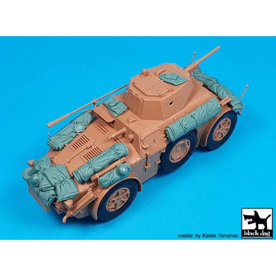 Black Dog T48075 1/48 Italian Armored Car Autoblinda Ab 43 Accessories Set For Italeri