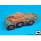 Black Dog T48075 1/48 Italian Armored Car Autoblinda Ab 43 Accessories Set For Italeri