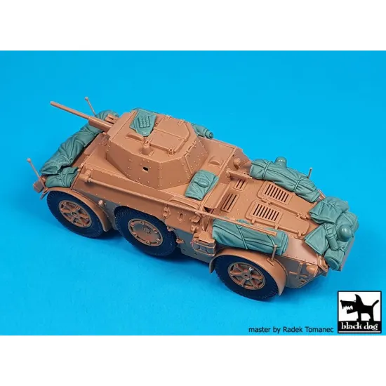 Black Dog T48075 1/48 Italian Armored Car Autoblinda Ab 43 Accessories Set For Italeri