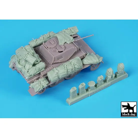 Black Dog T72214 1/72 Pz Kpfw Ii Ausf L Luchs Accessories Set For Armory