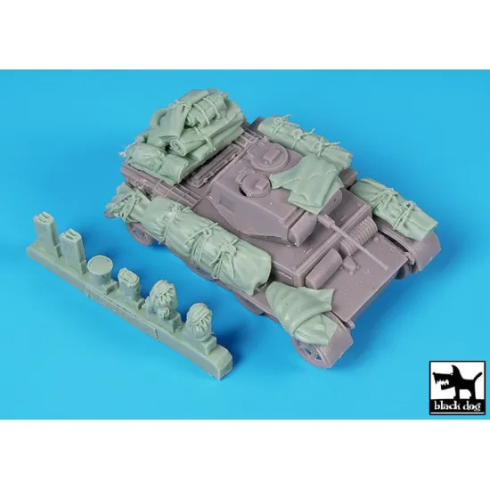 Black Dog T72214 1/72 Pz Kpfw Ii Ausf L Luchs Accessories Set For Armory