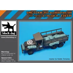 Black Dog T35335 1/35 Gmc Cckw 353 Accessories Set For Heller