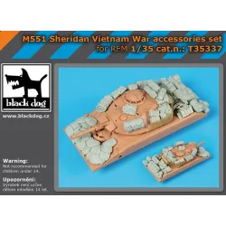 Black Dog T35337 1/35 M551 Sheridan Vietnam War Accessories Set For Rfm